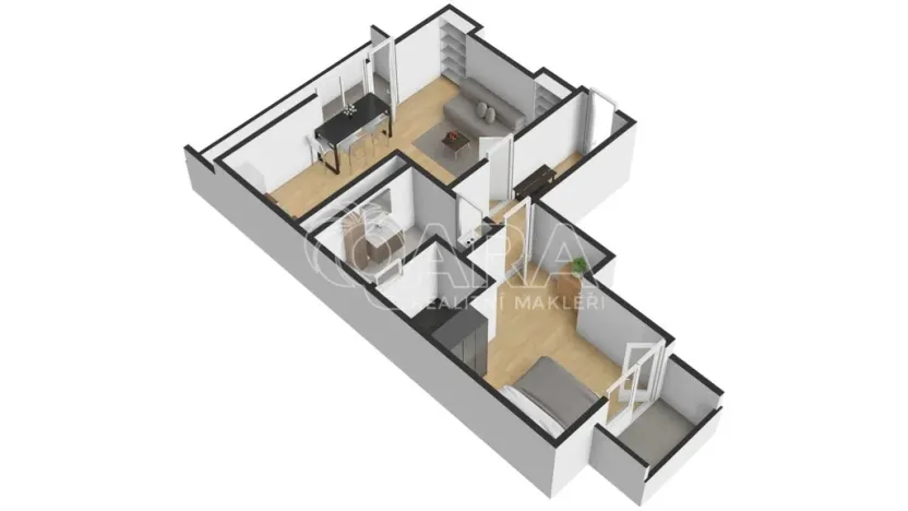 Pronájem bytu 2+kk, Praha - Bubeneč, Ve struhách, 45 m2