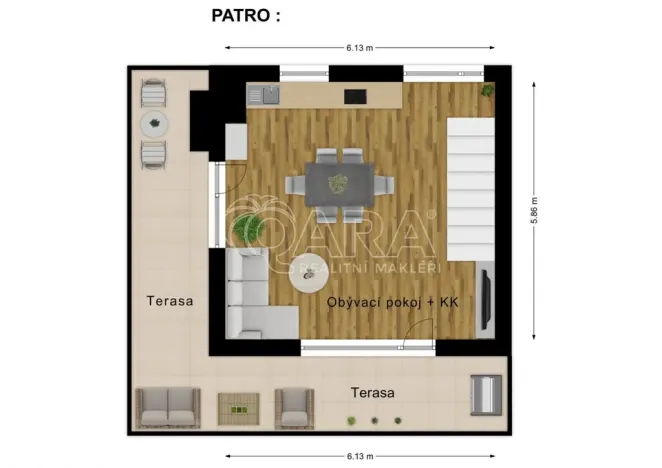 Pronájem bytu 3+kk, Praha - Letňany, Pavla Beneše, 130 m2