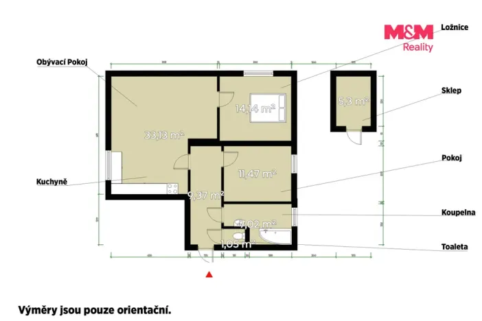 Prodej bytu 3+kk, Chotěšov, Nová, 80 m2