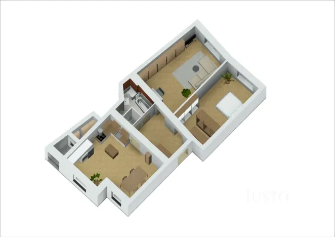 Pronájem bytu 2+1, Praha - Žižkov, Škroupovo náměstí, 78 m2