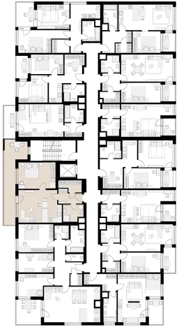 Pronájem bytu 2+kk, Praha - Hlubočepy, Vítové, 53 m2