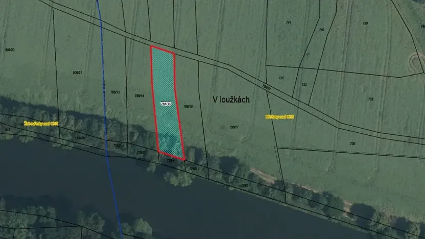 Prodej pole, Budyně nad Ohří, 1030 m2