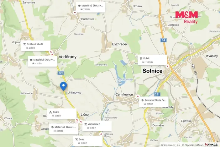 Prodej chalupy, Voděrady - Uhřínovice, 100 m2