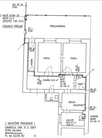 Pronájem bytu 3+1, Brno - Židenice, Vančurova, 85 m2