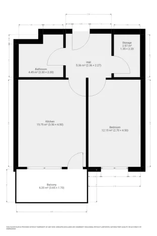 Pronájem bytu 2+kk, Praha - Chodov, Nebřenická, 44 m2