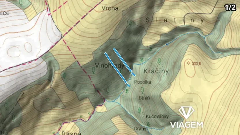 Prodej lesa, Kelníky, 4861 m2