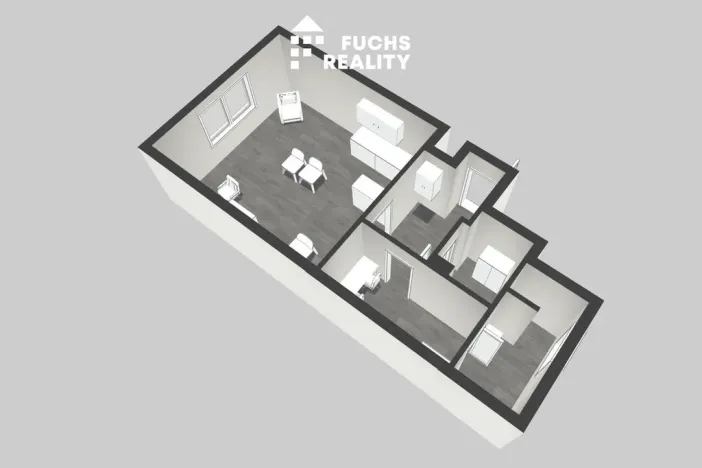 Prodej kanceláře, Lanškroun - Žichlínské Předměstí, Dobrovského, 45 m2
