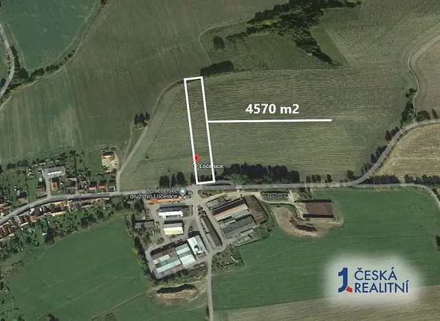 Prodej podílu pole, Ločenice, 1142 m2