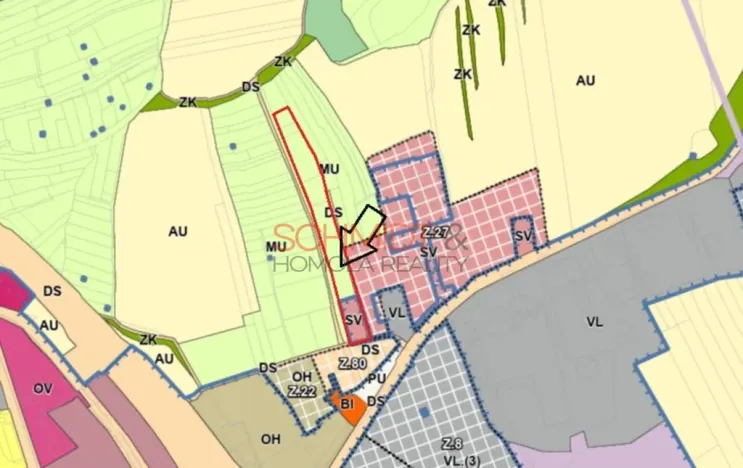Prodej pozemku pro bydlení, Hustopeče, Havlíčkova, 7968 m2