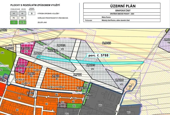 Prodej komerčního pozemku, Rosice, 4881 m2