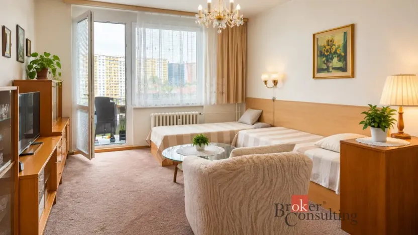 Prodej bytu 1+kk, Hradec Králové - Nový Hradec Králové, Brožíkova, 35 m2