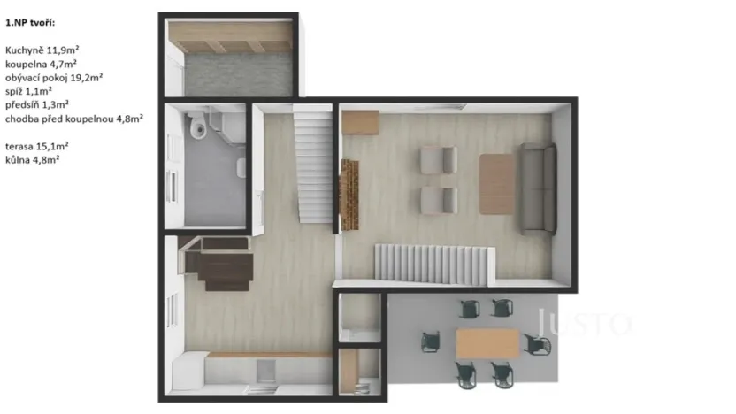 Prodej rodinného domu, Sojovice, 82 m2