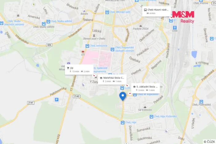 Pronájem bytu 3+1, Cheb, Osvobození, 76 m2