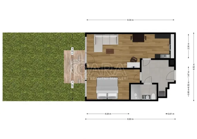 Pronájem bytu 2+kk, Praha - Chodov, Kárníkova, 49 m2