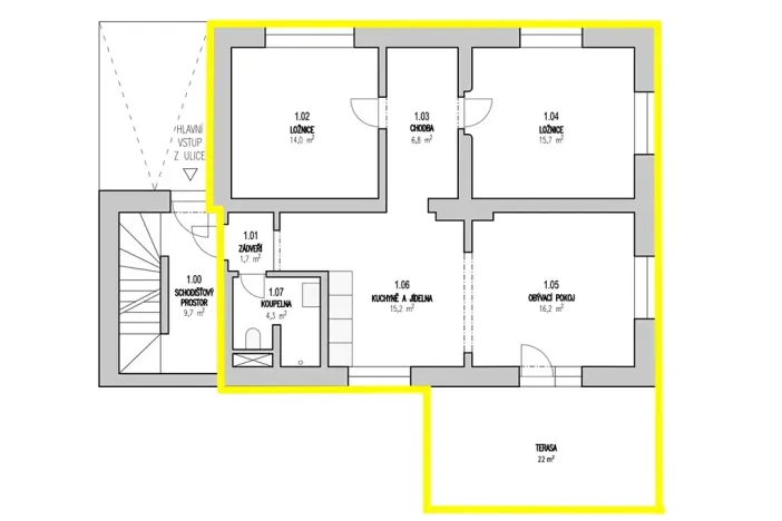 Prodej bytu 3+kk, Roprachtice, 73 m2