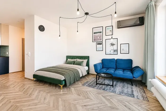 Pronájem bytu 1+kk, Brno, Vlhká, 36 m2
