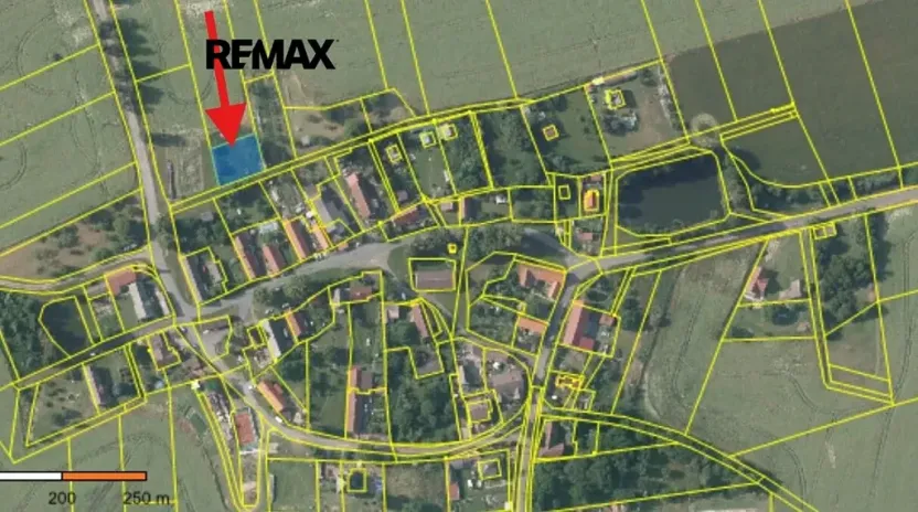 Prodej pozemku pro bydlení, Chlístovice, 666 m2
