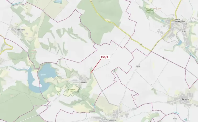 Dražba lesa, Výrovice, 25 m2