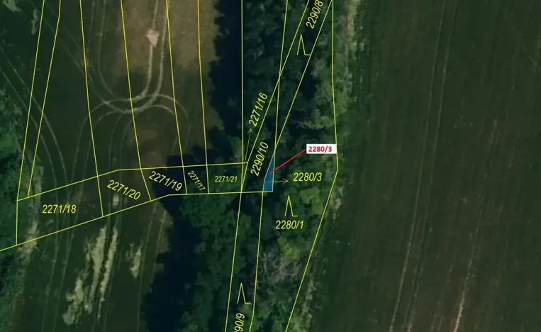 Dražba lesa, Horní Dunajovice, 8 m2