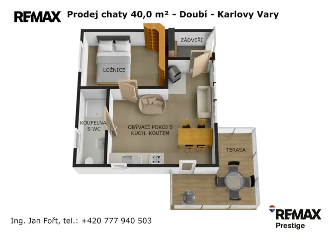Prodej chaty, Karlovy Vary, 40 m2