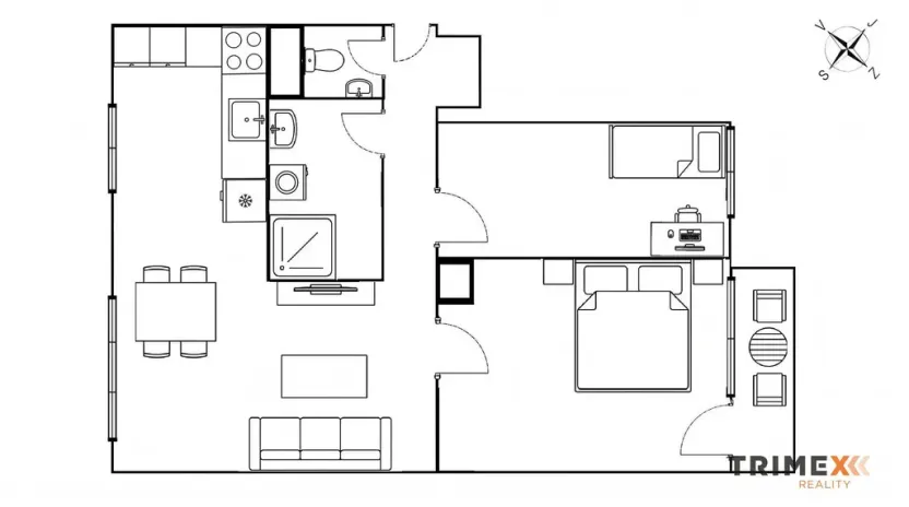 Prodej bytu 3+1, Ostrava - Poruba, Svojsíkova, 61 m2