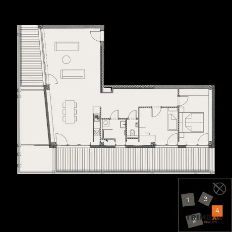 Prodej bytu 3+kk, Valašské Meziříčí, Štěpánov, 86 m2