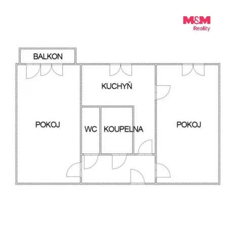 Prodej bytu 2+1, Opava - Předměstí, náměstí Republiky, 50 m2