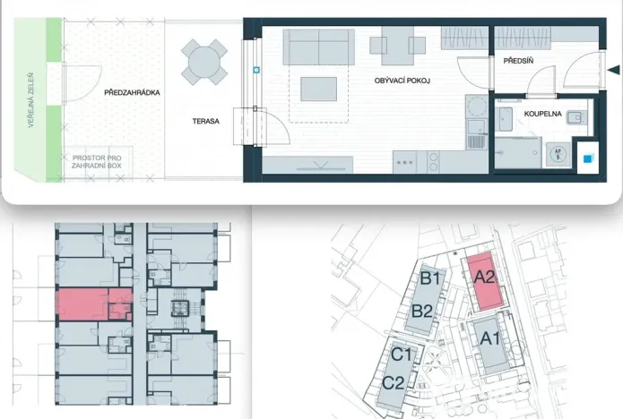 Prodej bytu 1+kk, Kladno, U Mrazíren, 29 m2