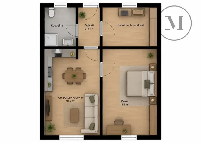 Prodej bytu 6+kk a větší, Třeboň, 162 m2