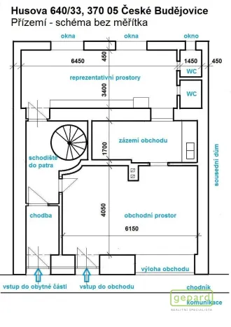Prodej rodinného domu, České Budějovice - České Budějovice 2, Husova tř., 208 m2
