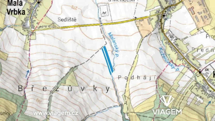 Prodej pole, Hrubá Vrbka, 3093 m2