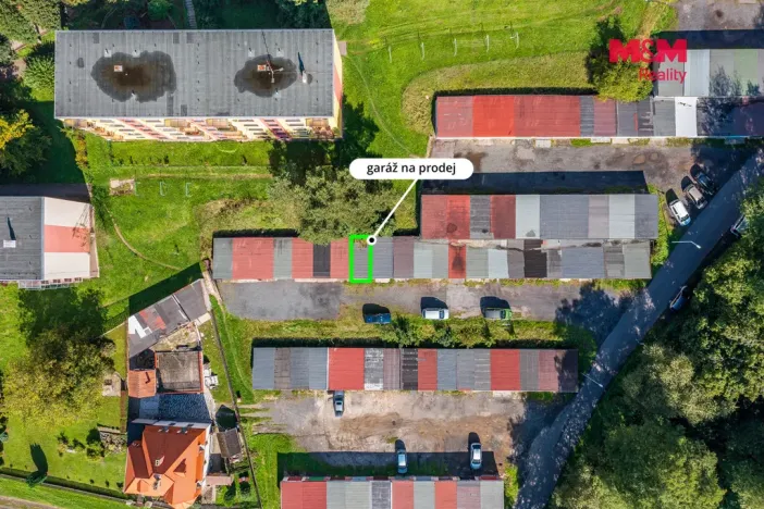 Prodej garáže, Děčín, Liberecká, 19 m2