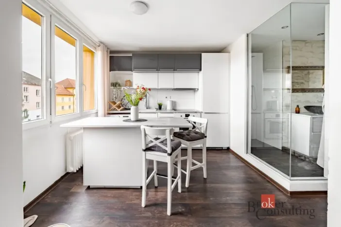 Pronájem bytu 1+1, České Budějovice - České Budějovice 3, Nerudova, 38 m2