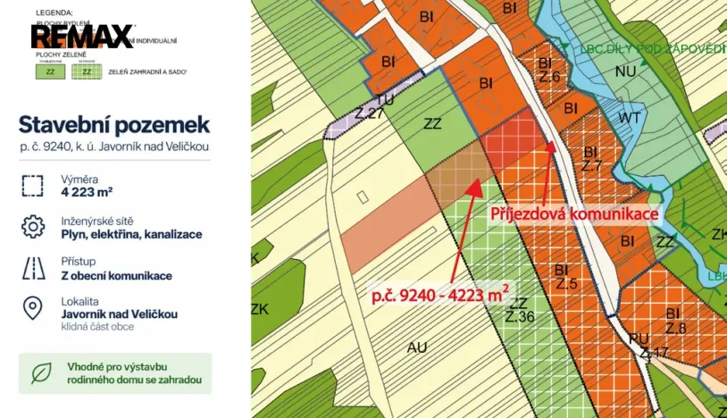 Prodej pozemku pro bydlení, Javorník, 4223 m2
