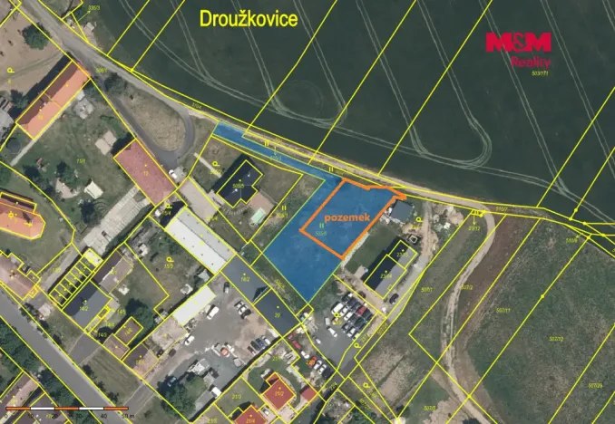 Prodej pozemku pro bydlení, Droužkovice, 832 m2