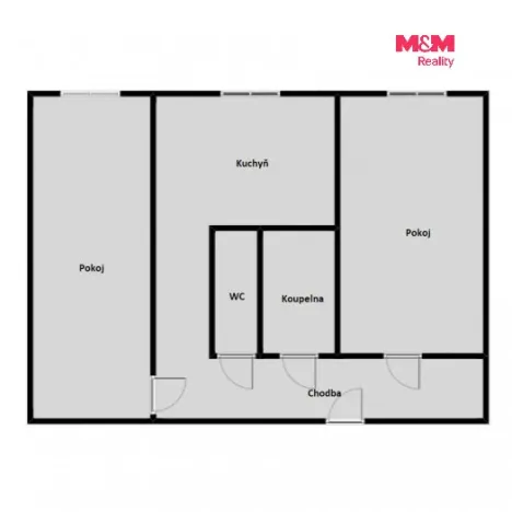 Prodej bytu 2+1, Rotava, Sídliště, 55 m2