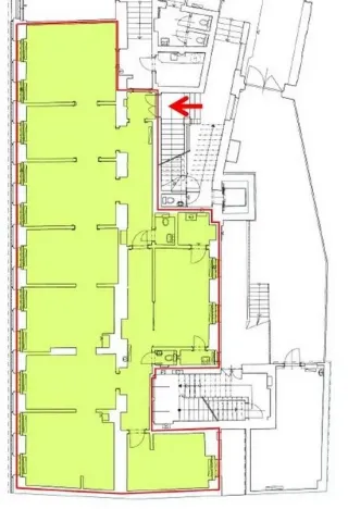 Pronájem kanceláře, Praha - Nové Město, Klimentská, 228 m2