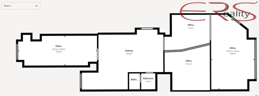 Pronájem obchodního prostoru, Jablonec nad Nisou, Lidická, 83 m2