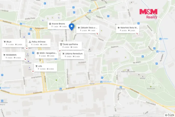 Prodej bytu 1+kk, Ústí nad Labem - Krásné Březno, U Pivovarské zahrady, 31 m2
