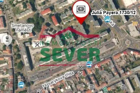 Prodej bytu 2+1, Teplice - Trnovany, Julia Payera, 67 m2