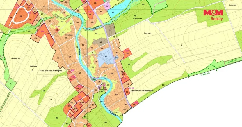 Prodej pozemku pro bydlení, Stará Ves nad Ondřejnicí, Brušperská, 1600 m2