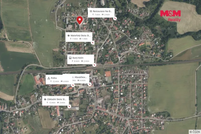 Prodej bytu 4+1, Starý Kolín - Bašta, B. Smetany, 64 m2