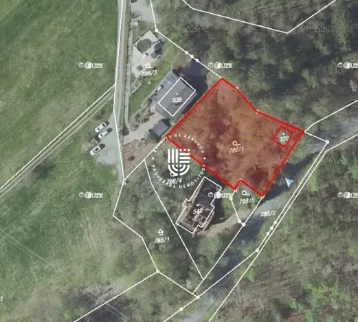 Prodej pozemku pro bydlení, Okrouhlo, 1163 m2