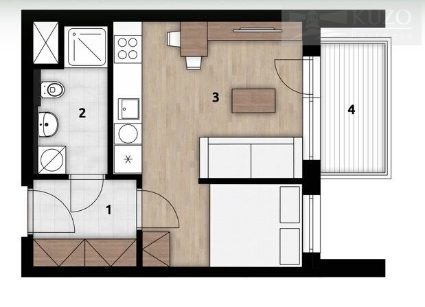 Prodej bytu 1+kk, Praha, Arnošta Staňka, 7769 m2
