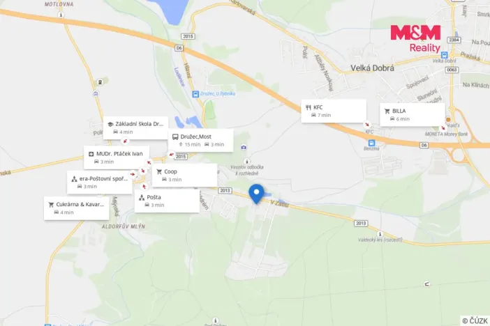 Prodej pozemku pro bydlení, Družec, 2828 m2