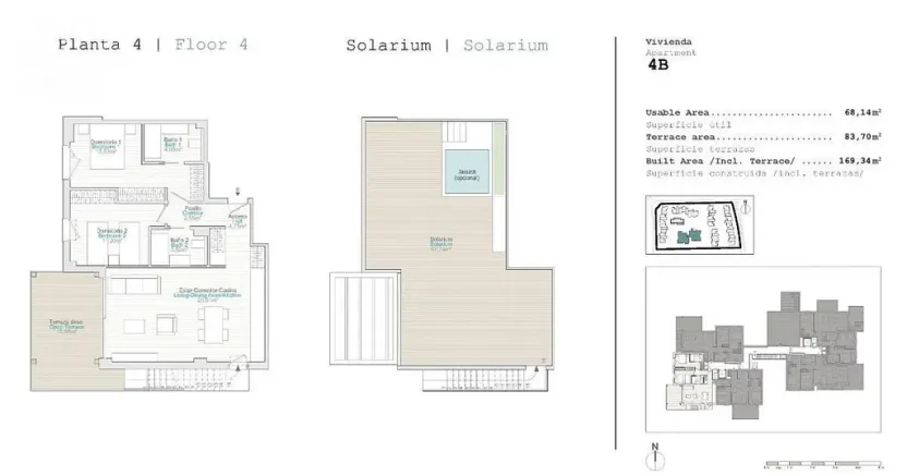 Prodej bytu 3+kk, El Verger, Alicante, Španělsko, 80 m2