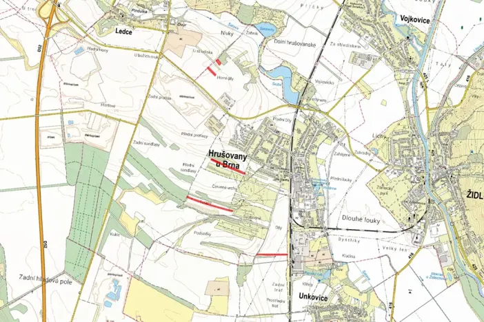 Prodej pole, Hrušovany u Brna, 14964 m2