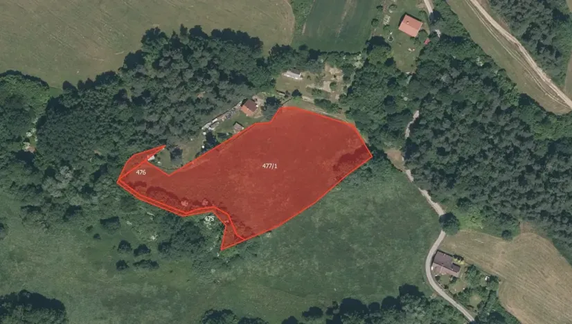 Prodej louky, Pačejov, 8897 m2