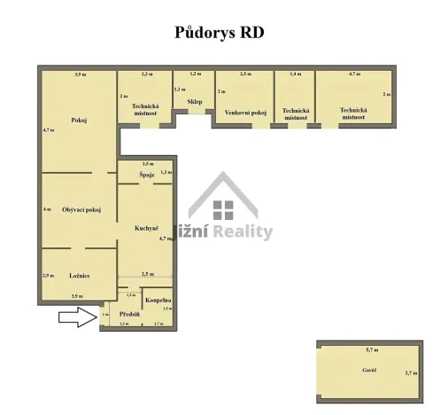 Prodej rodinného domu, České Budějovice, U Čertíka, 120 m2