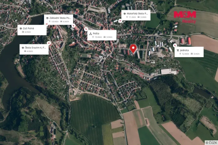 Pronájem bytu 1+1, Polná, Palackého, 34 m2